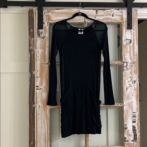 Black stretchy dress